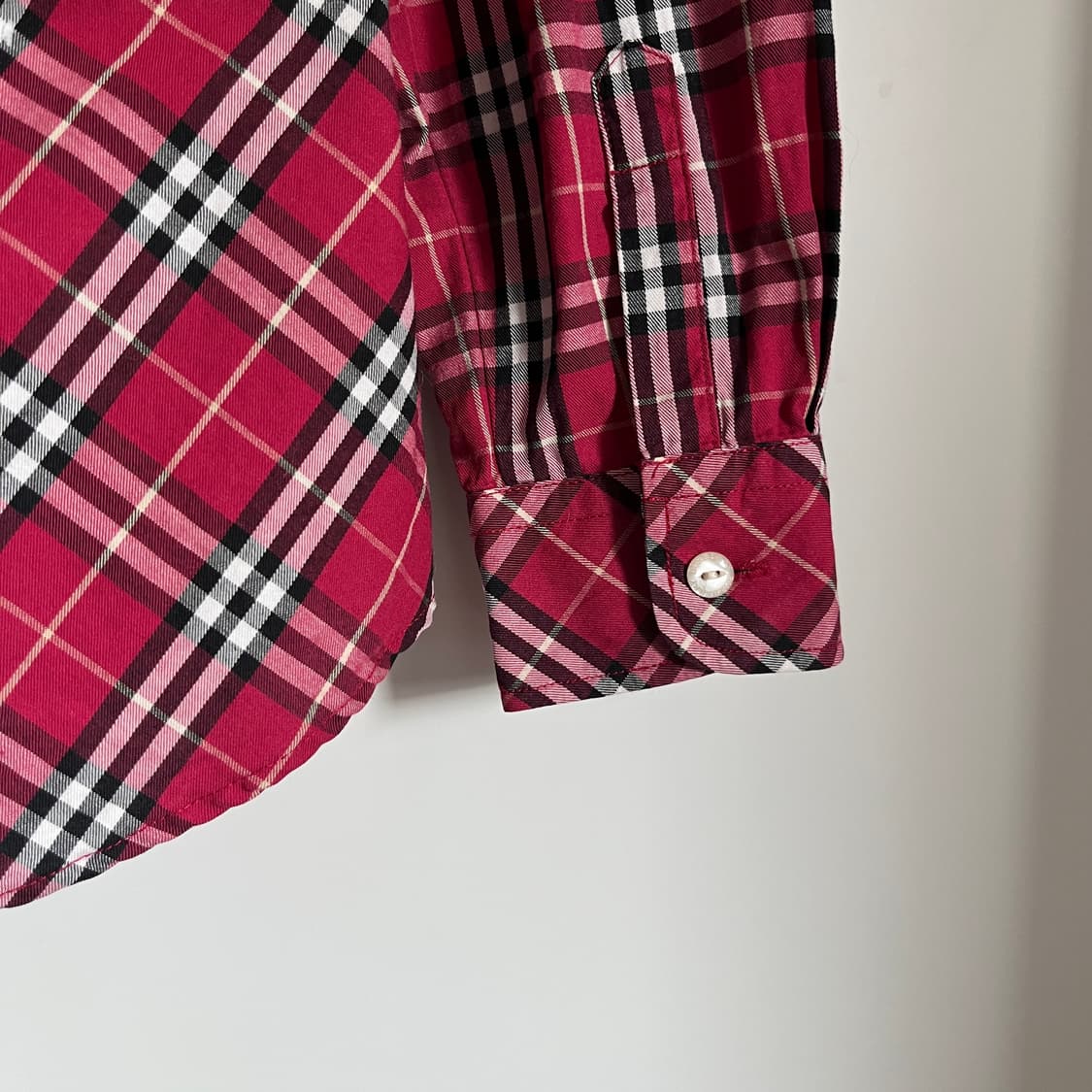 BURBERRY RED Check shirt 상품이미지8