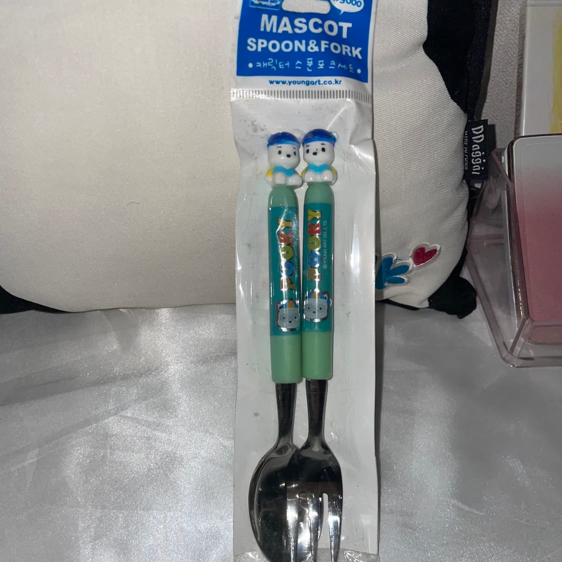 고전 푸키 피규어 스푼 포크 세트 상품이미지3