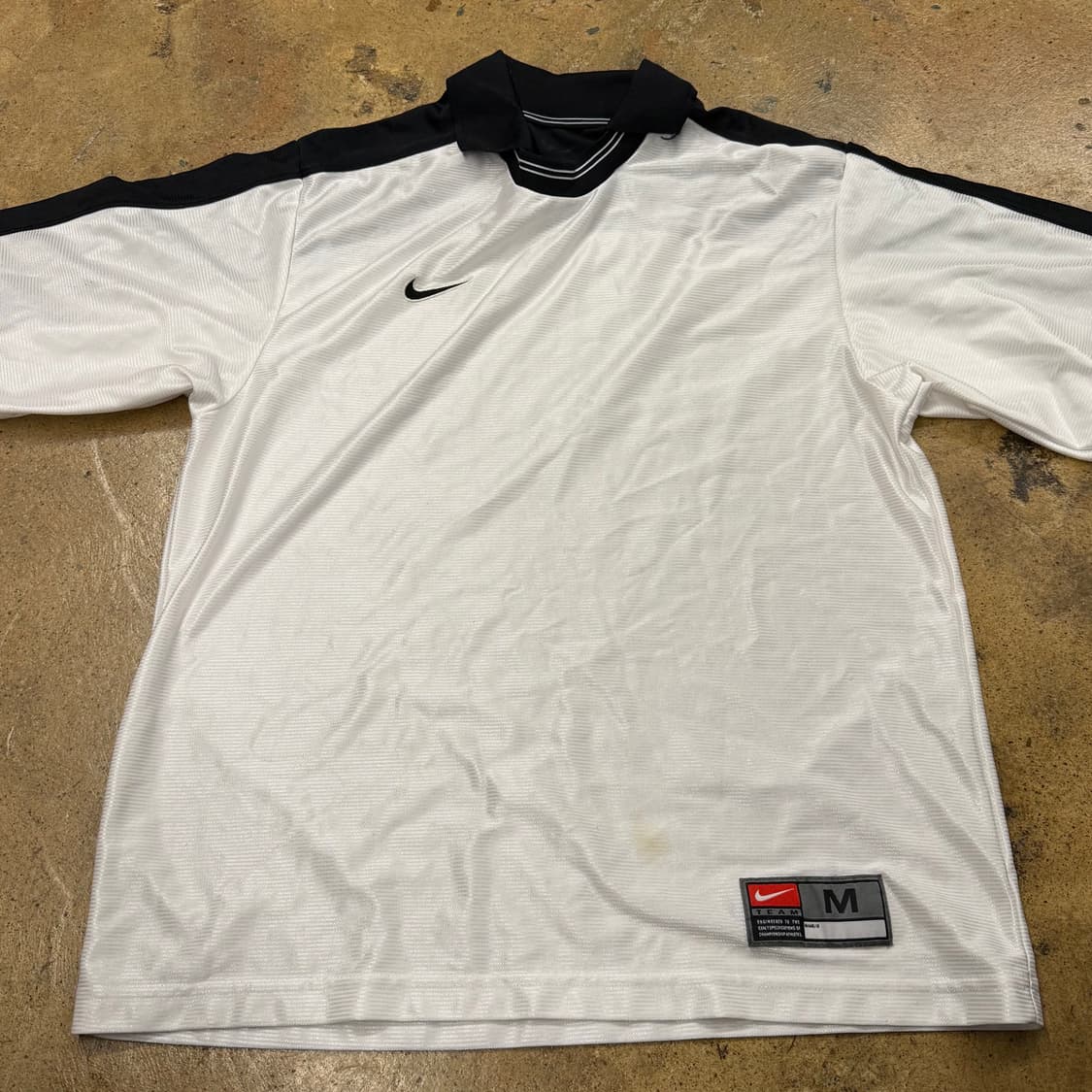 [정품] 나이키 화이트 블랙 긴팔 티셔츠 b17 상품이미지3