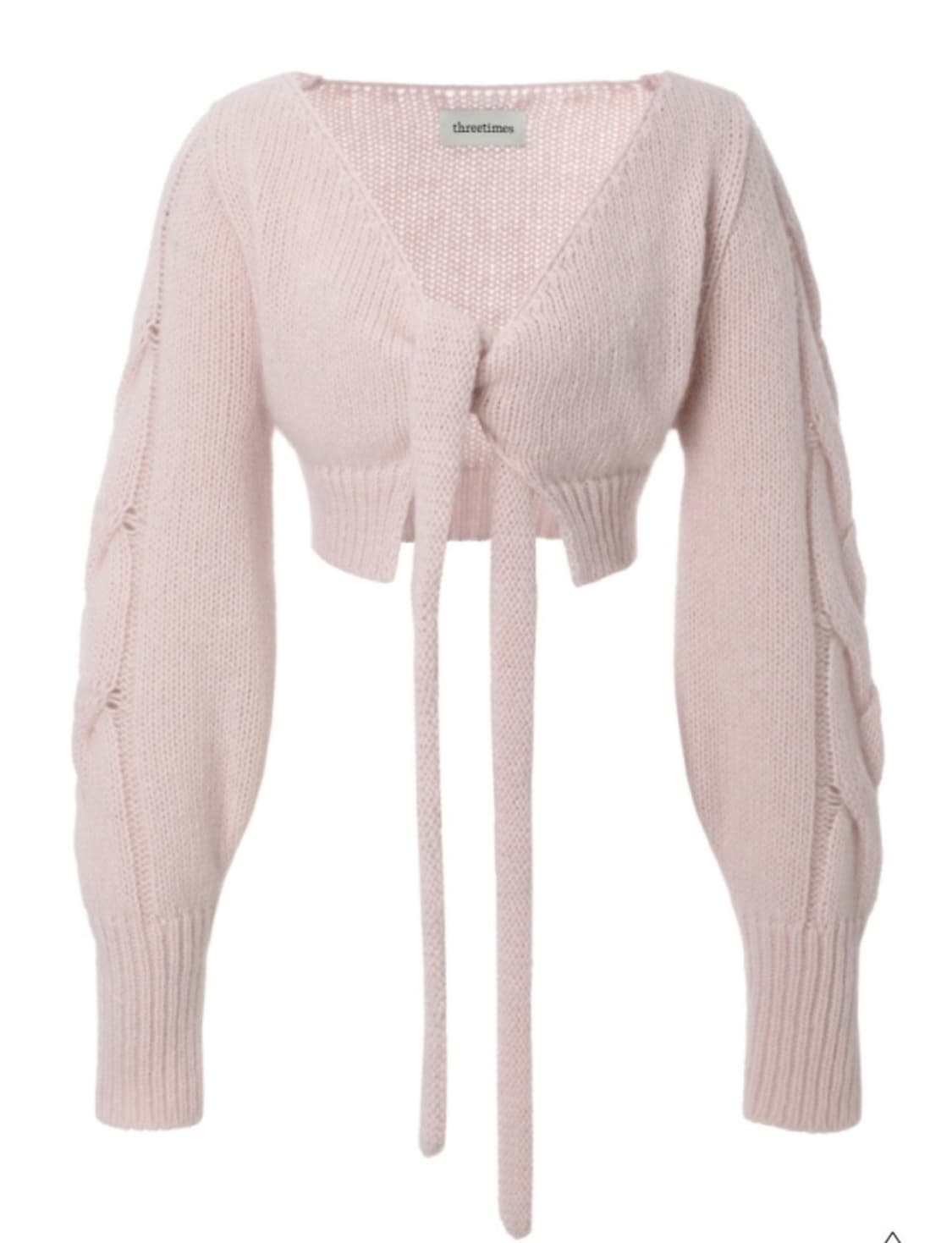 쓰리타임즈 bambi bolero pink 밤비 볼레로 핑크 상품이미지1