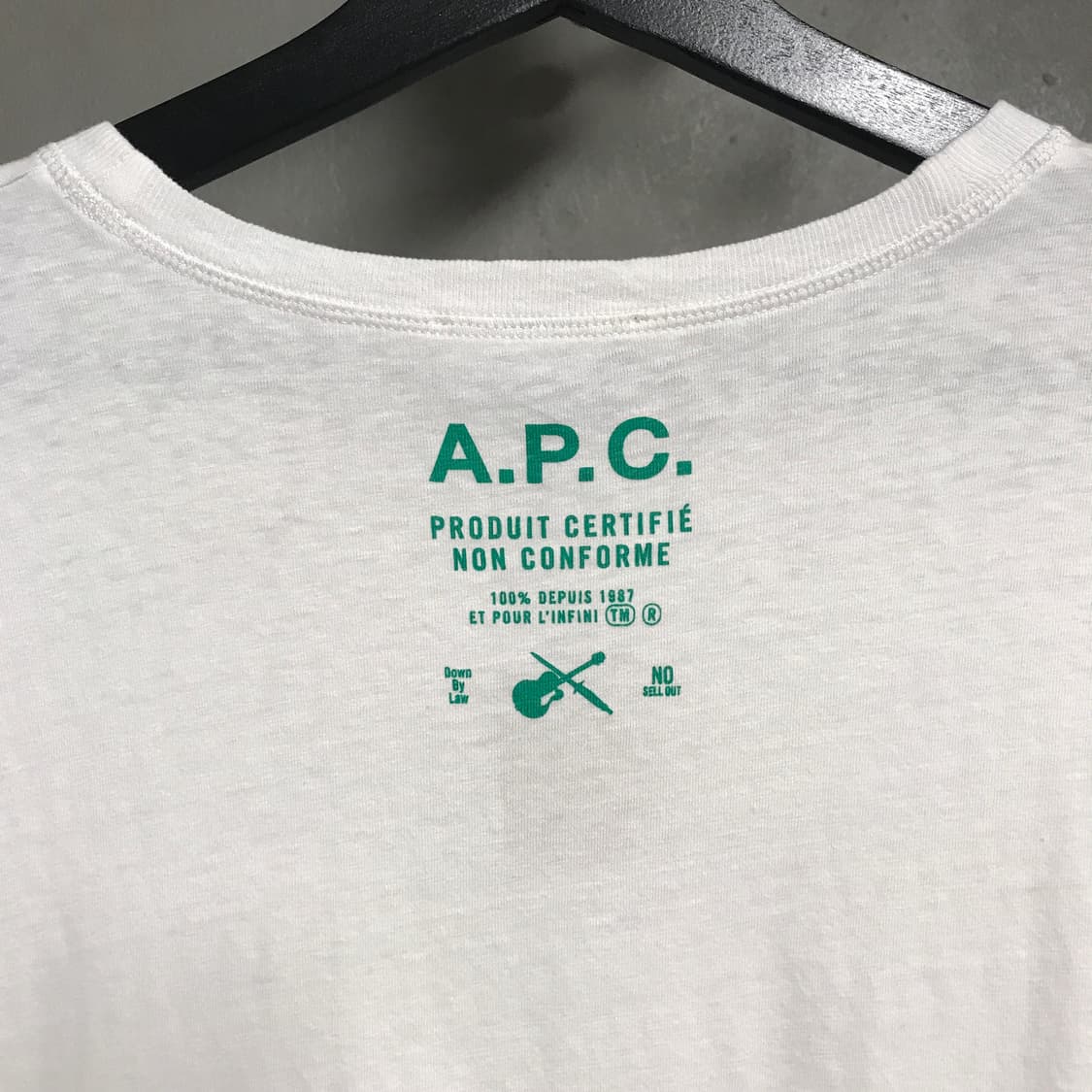 APC 아페쎄 반팔 티셔츠 화이트 L 상품이미지8