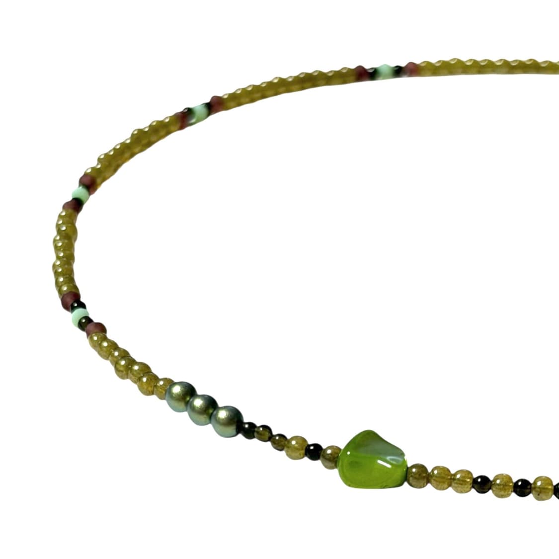 [rrrocnoc] poorae 비즈목걸이 상품이미지1