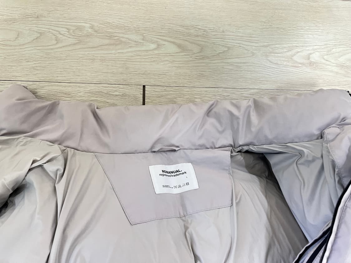 노매뉴얼 패딩 매트그레이 SKADI 덕다운 L 상품이미지4