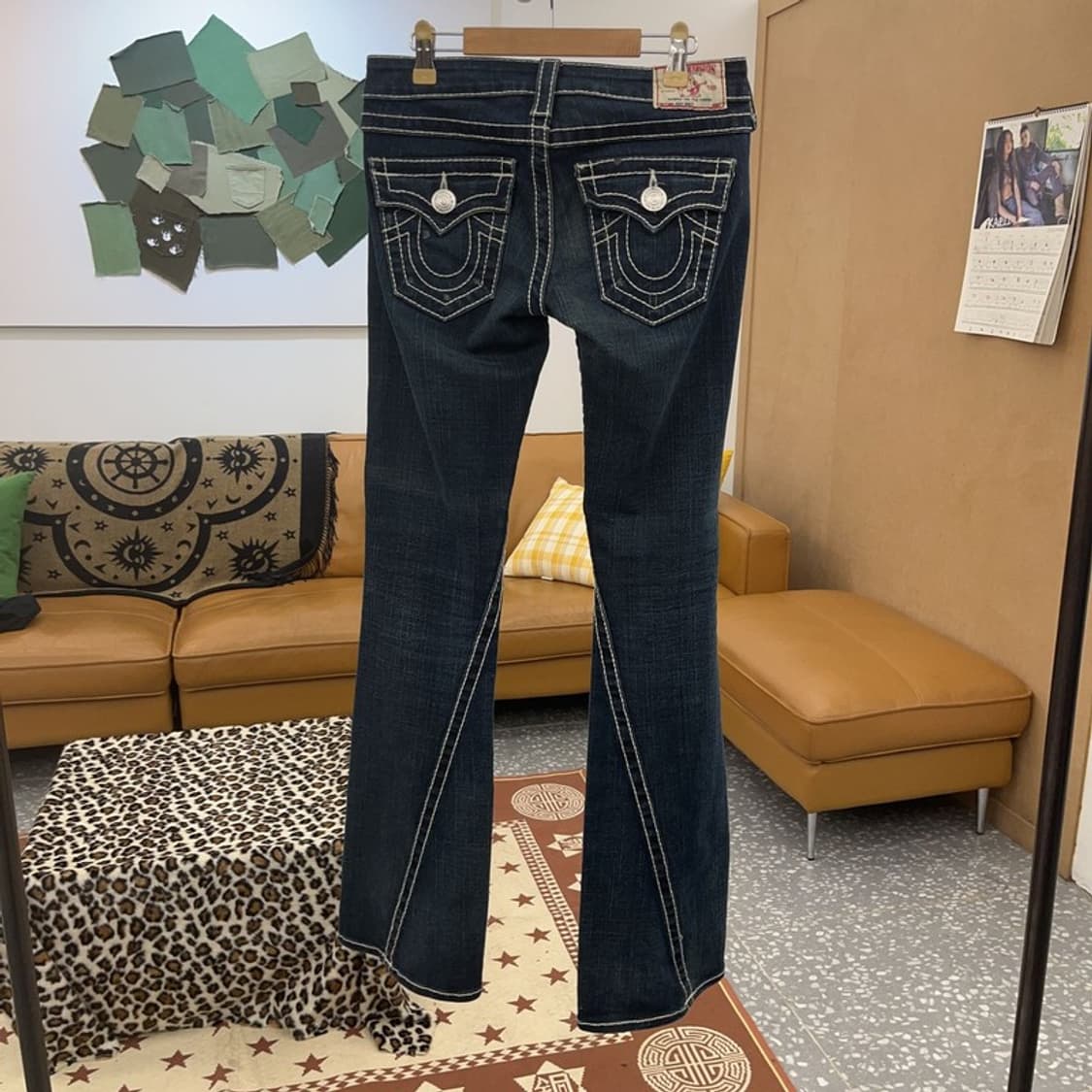 트루릴리전 조이빅티 올드스쿨 레트로 부츠컷 데님팬츠 25인치 C09027 상품이미지4