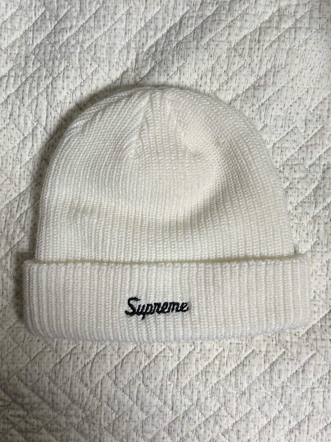 슈프림 루즈 게이지 비니 화이트(FW20) 상품이미지1