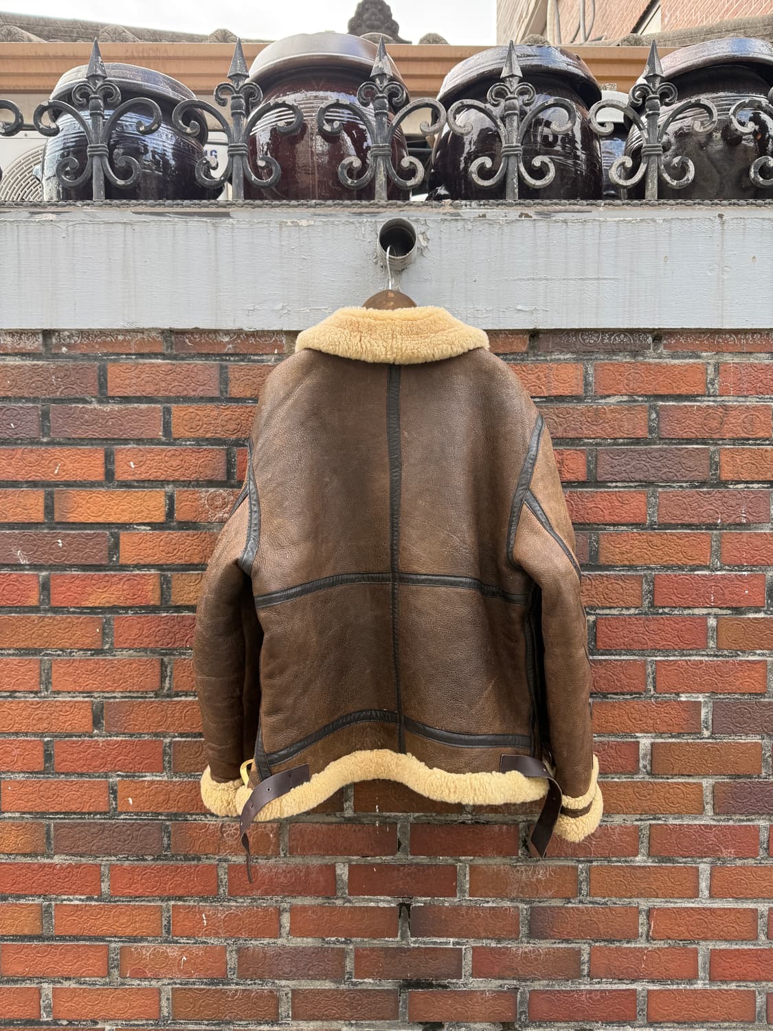 80s 골든베어 b-3 무스탕 40(XL) 상품이미지2