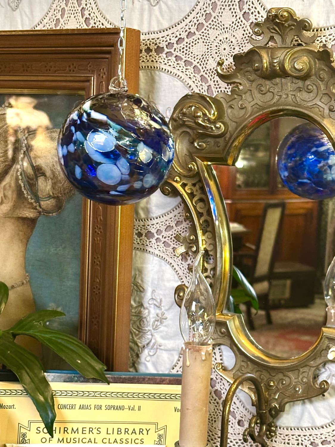 독일 빈티지 아트글라스 핸드블로운 크리스마스 트리 오너먼트 상품이미지8