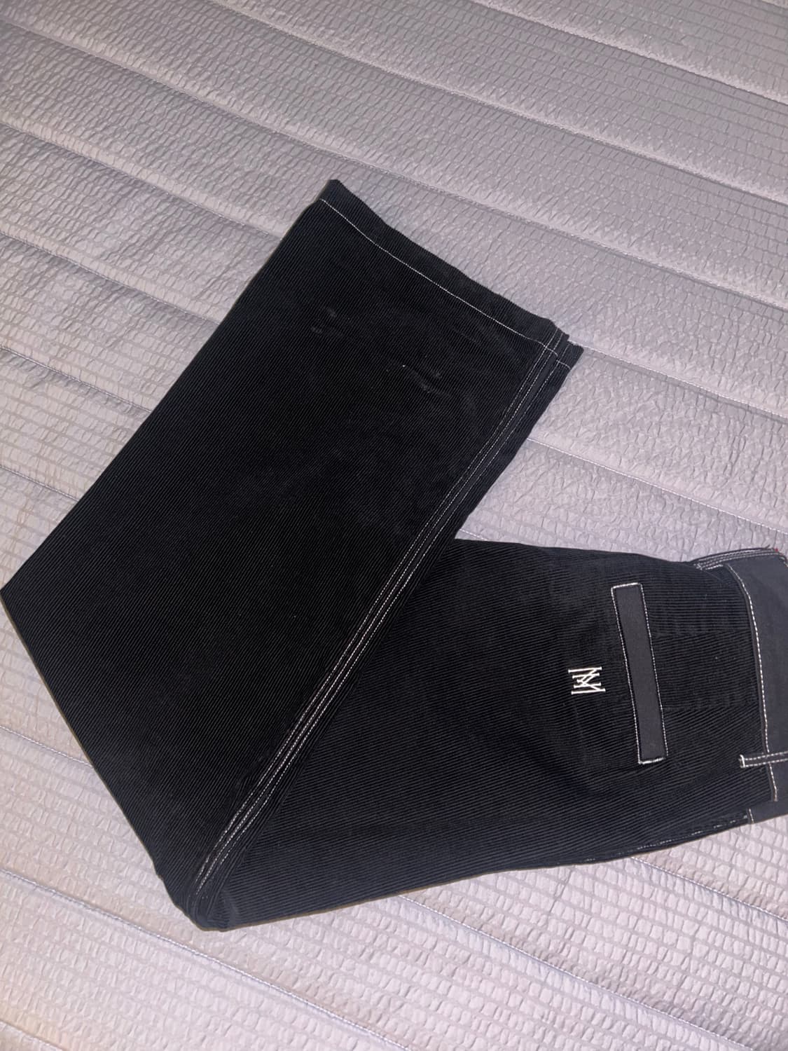 노매뉴얼 HALF & HALF CORDUROY PANTS - BLACK 상품이미지7
