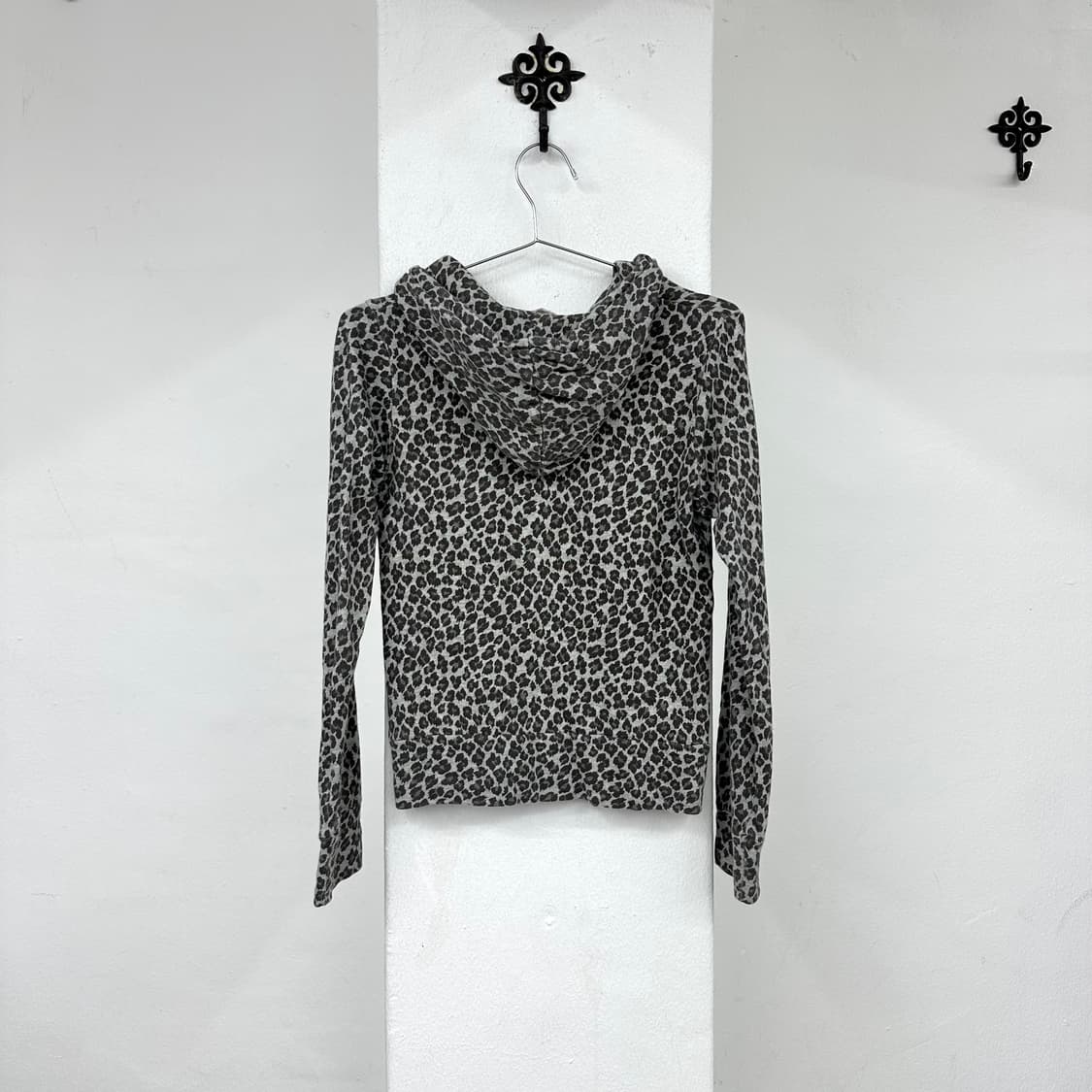 Grey leopard hood jacket 상품이미지3