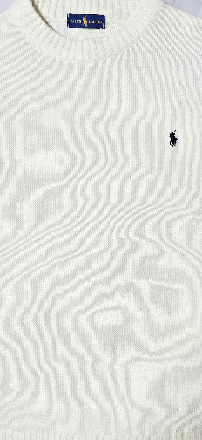 폴로 랄프로렌 아이보리 니트 2XL 상품이미지4