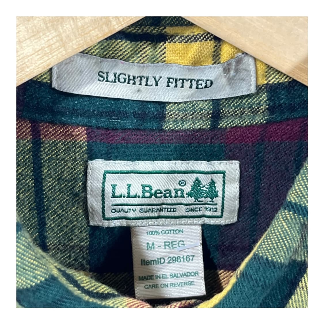 [LL Bean] 엘엘빈 헤비코튼 원포켓 체크셔츠 상품이미지4