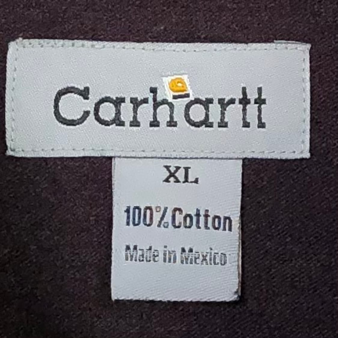 XL 칼하트 버건디 헤비 워크 남방 상품이미지3