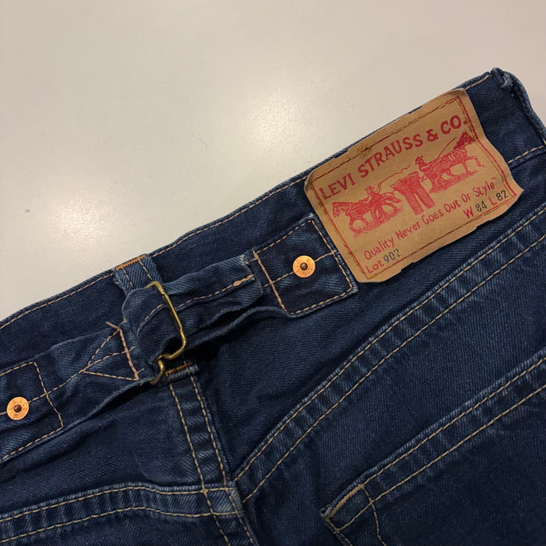 [33x32] 리바이스 청바지 Lot 907 타입원 데님 팬츠 D465 상품이미지4