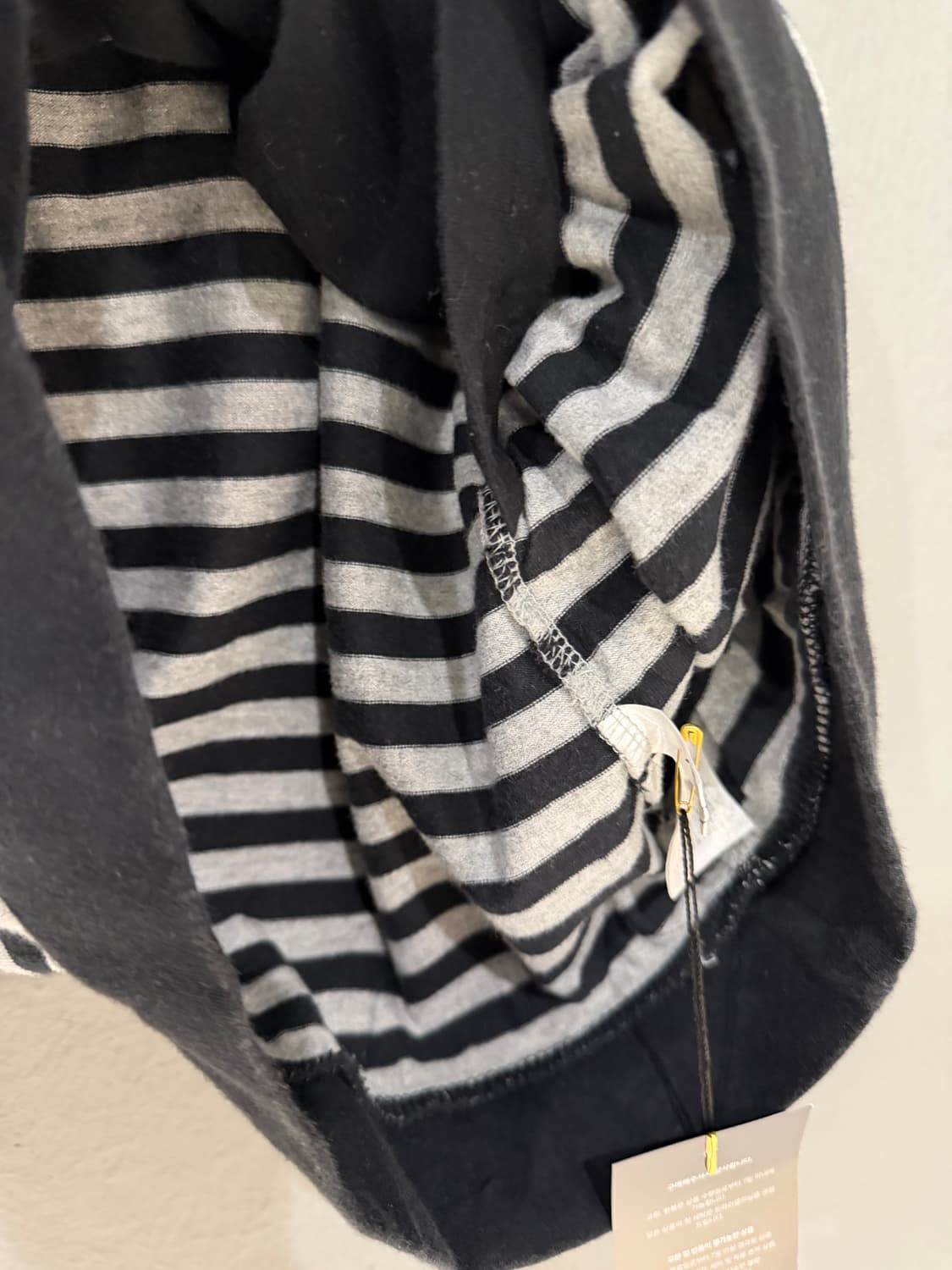 wrap design layered detail tee  상품이미지8