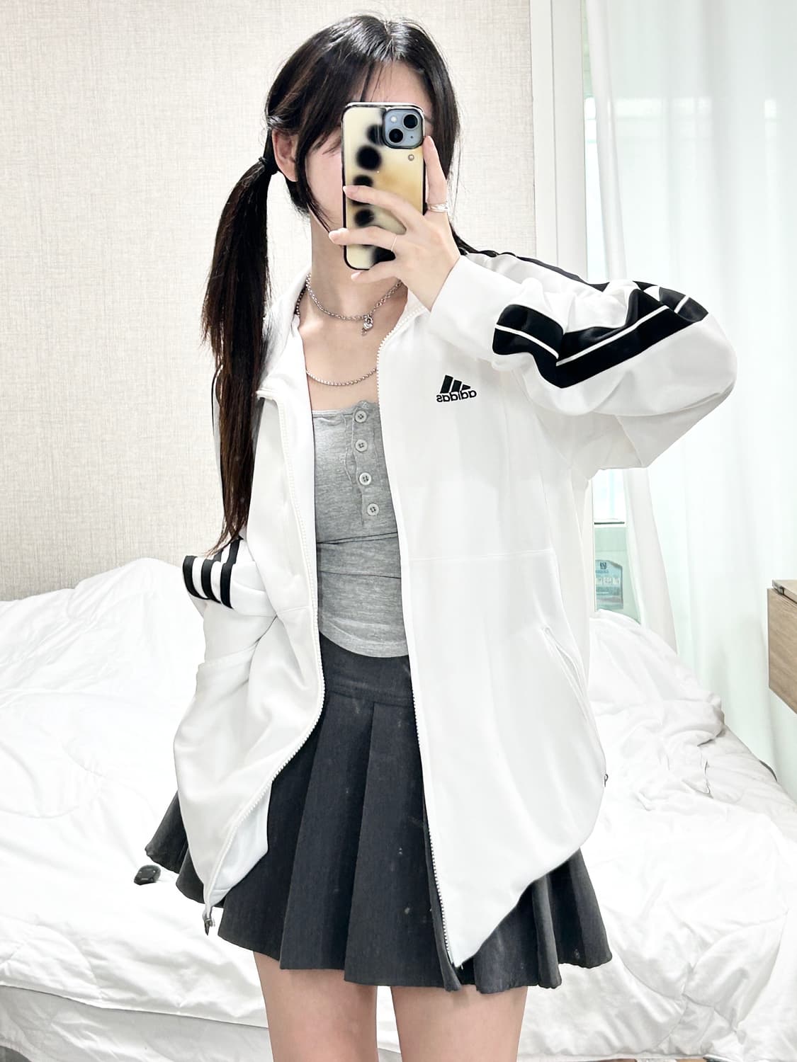 아디다스 사이드라인 화이트 져지 상품이미지3