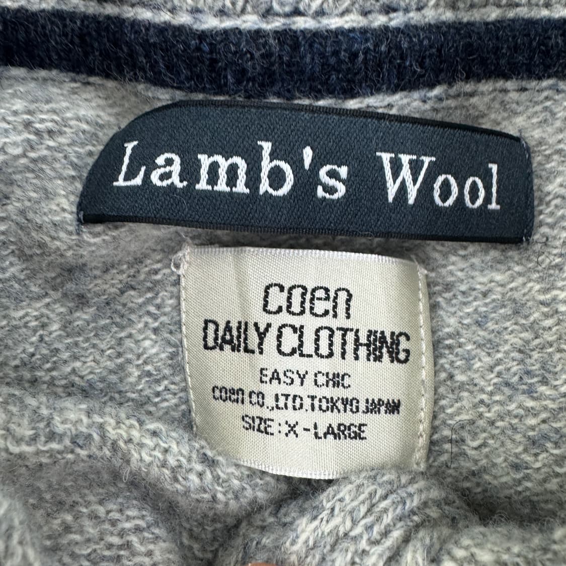 Coen 코엔 램스울 제팬 니트 가디건 상품이미지4