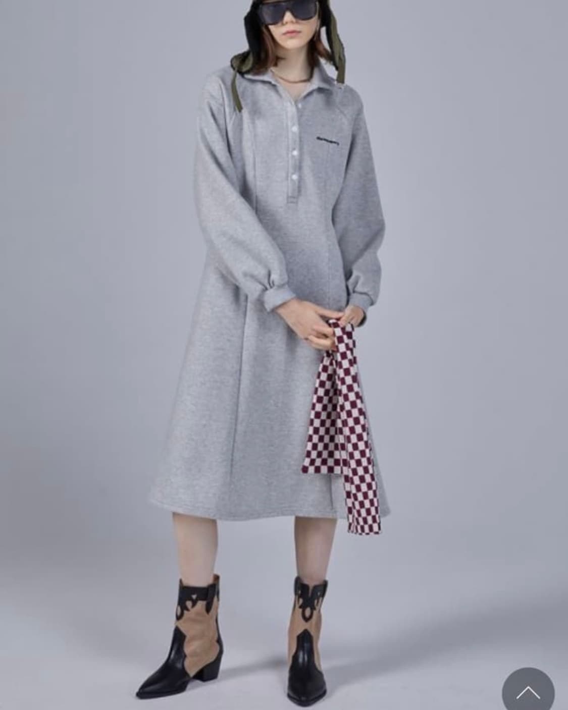 [Afterhomeparty] 애프터홈파티 기모 원피스 카라원피스 상품이미지2