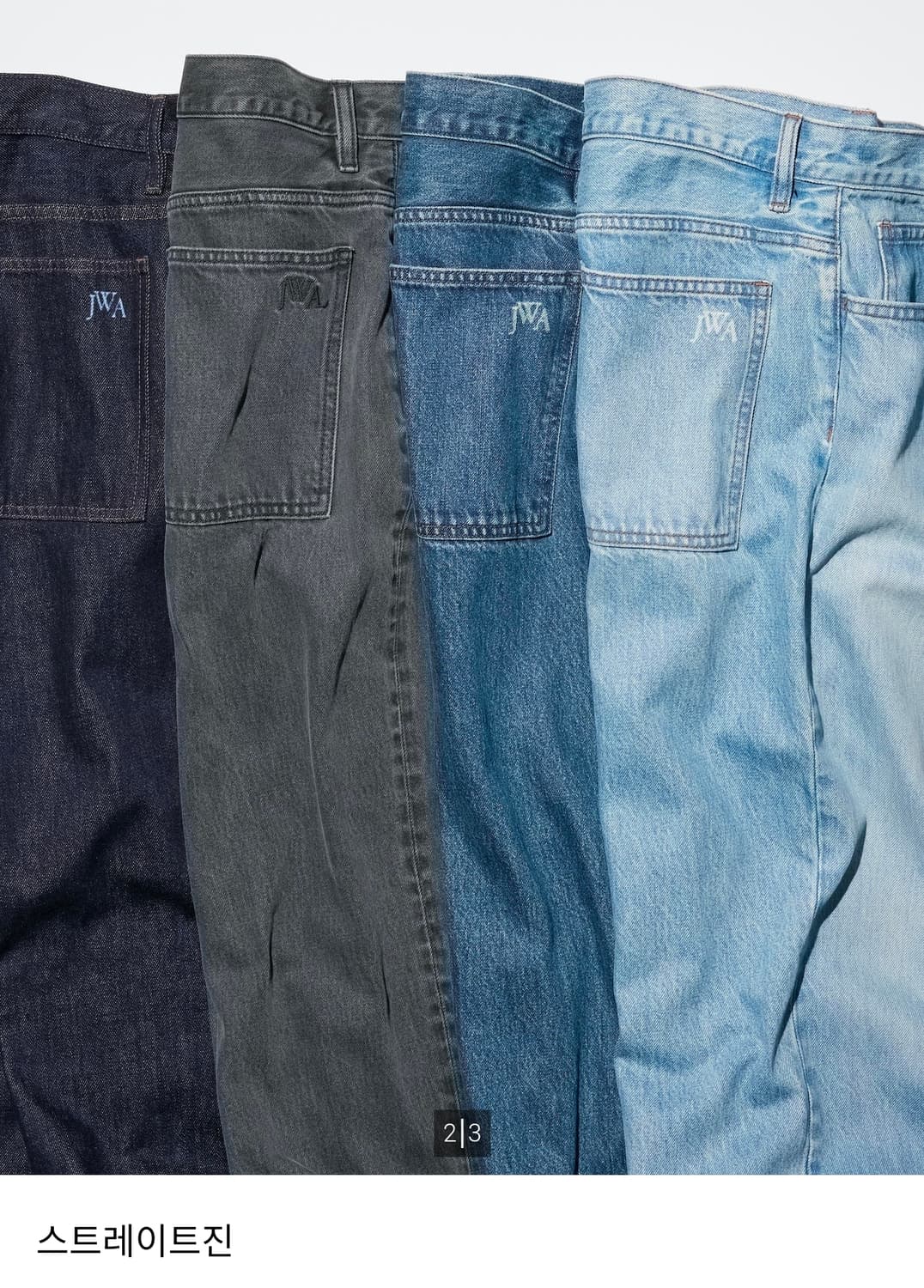 유니클로 Jw 앤더슨 스트레이트진 그레이 34 새상품 판매 상품이미지2