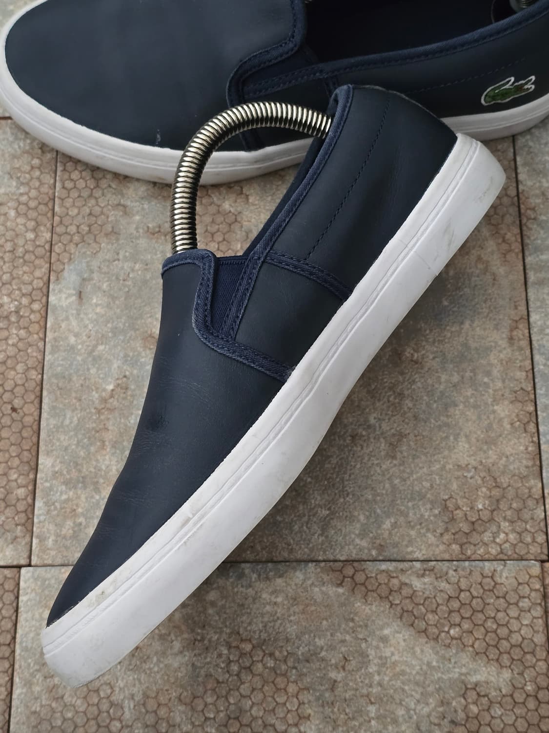 (230)라코스테 가존 네이비 슬립온 상품이미지6