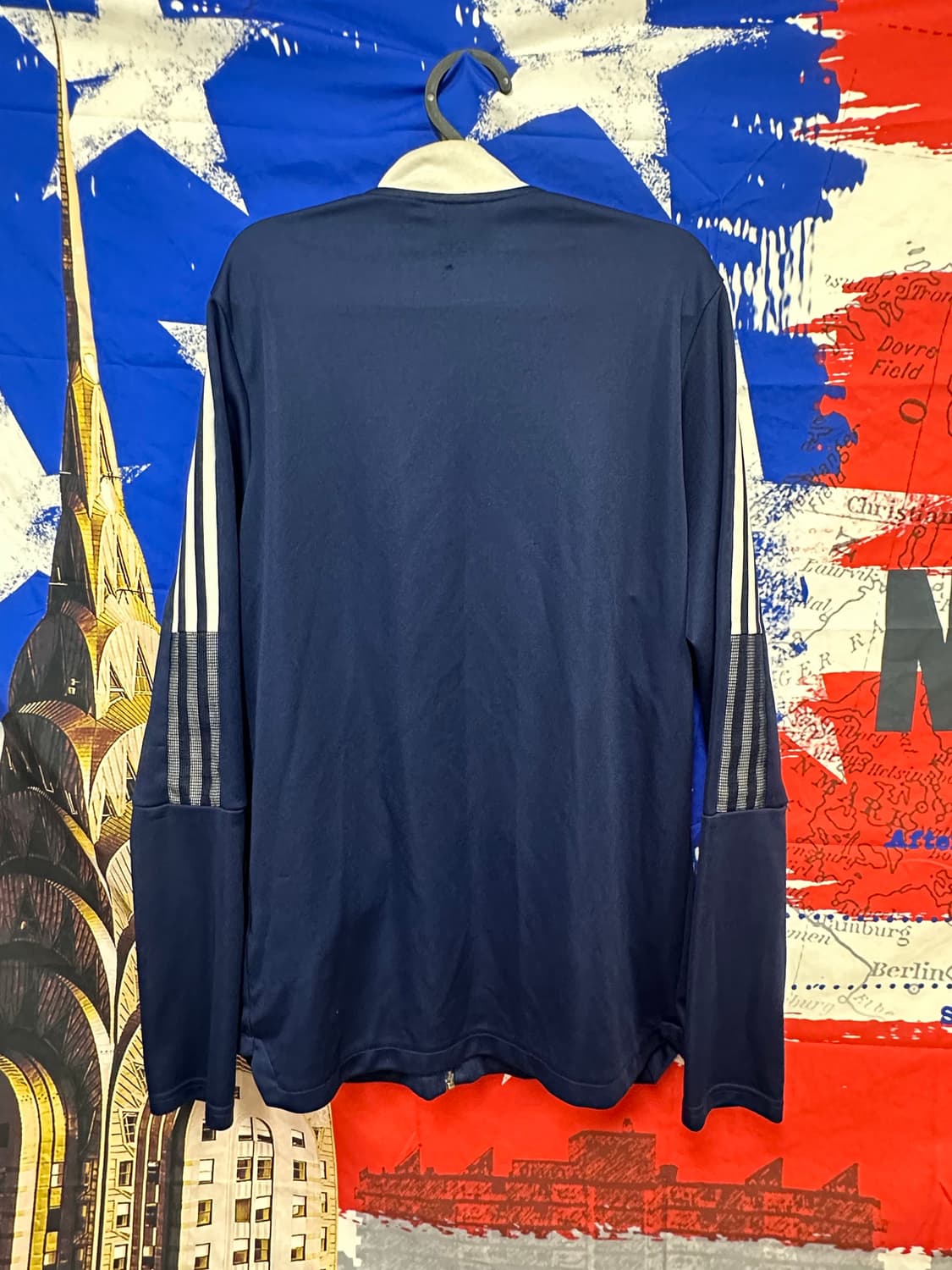 아디다스 네이비 삼선라인 져지집업 XXL110 상품이미지5