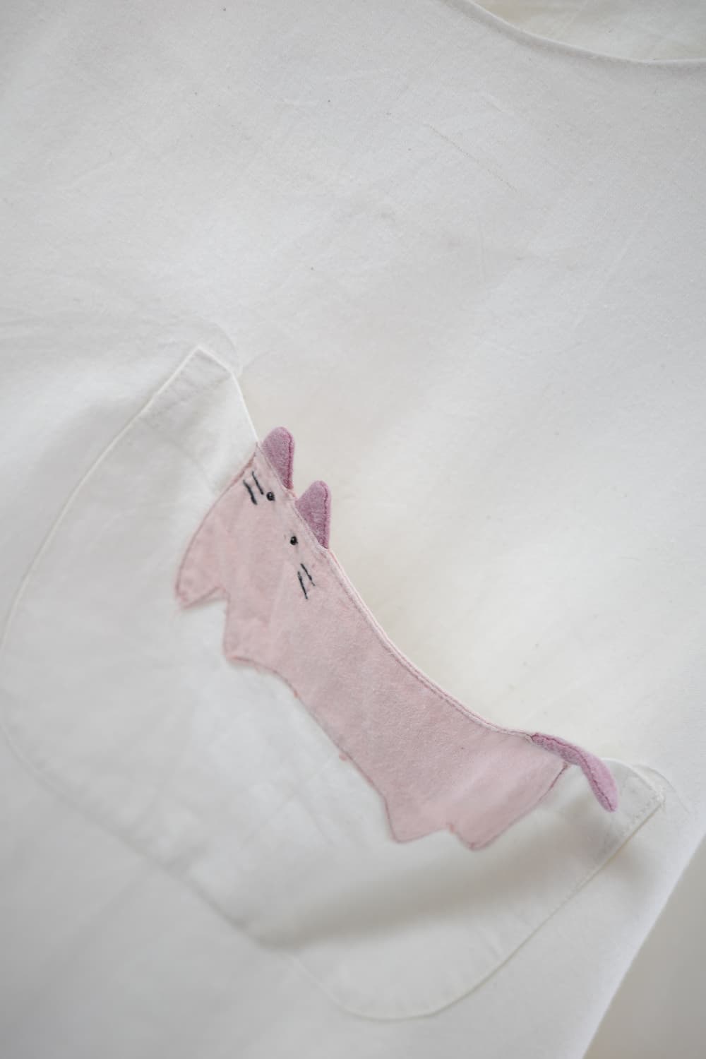 Cutie cats ivory blouse 상품이미지8