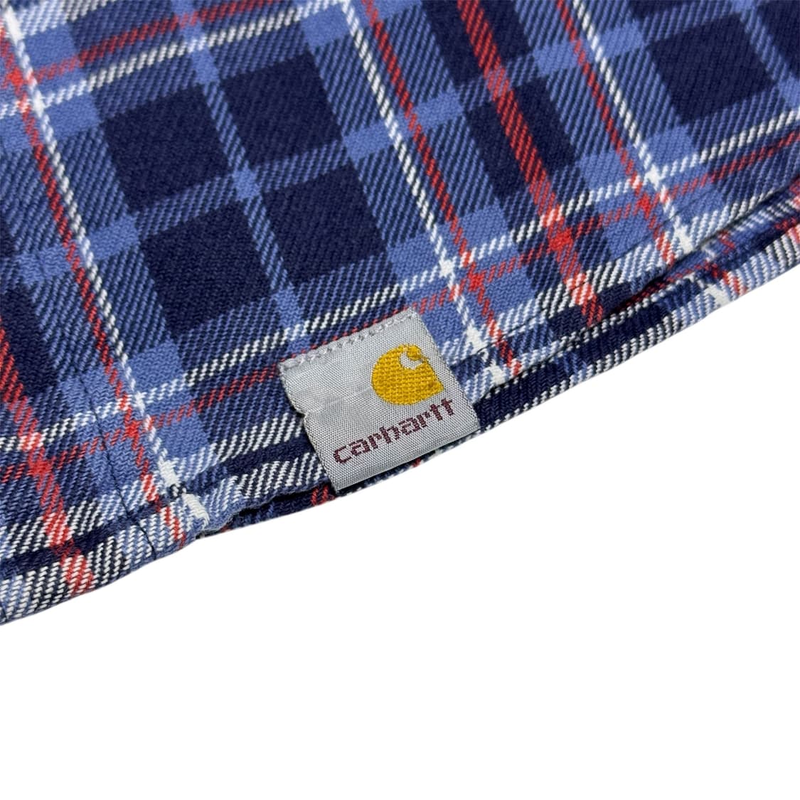 칼하트 80 브래드포드 블루 플래드 체크 셔츠 M 상품이미지3