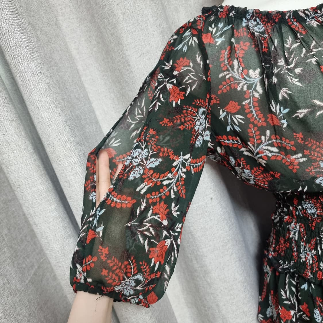 maje 마쥬 원피스 투웨이 프릴 시스루 (2사이즈/55) 상태최상 상품이미지8