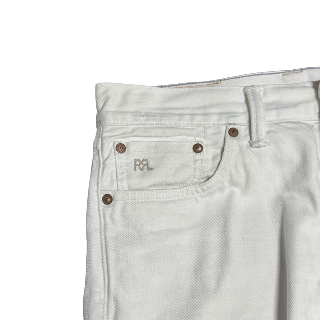 RRL 더블알엘 화이트 데님 팬츠 상품이미지5