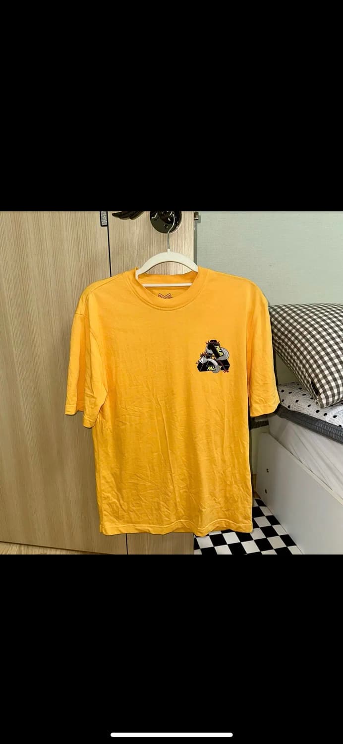 PALACE 팔라스 헤쉬 밋 프레쉬 뱀 반팔 머스타드 옐로우 S 상품이미지4