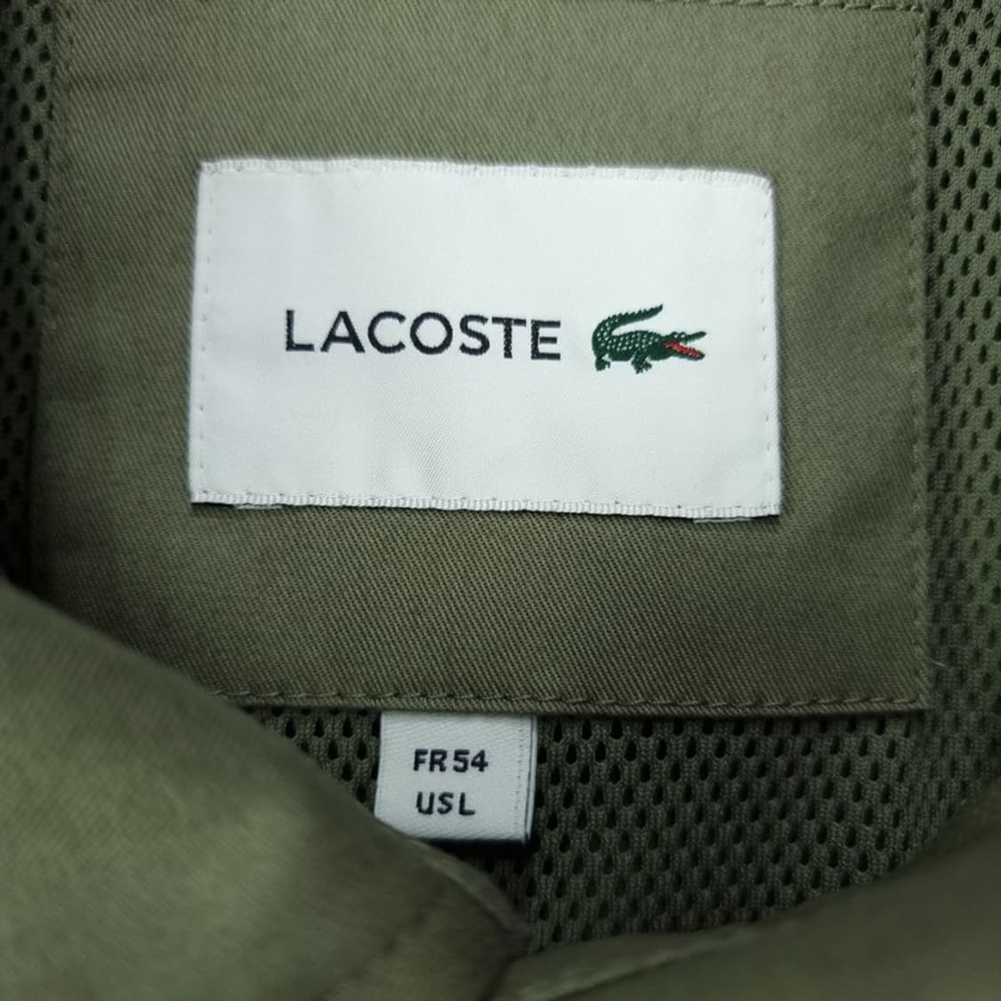 [라코스테] 신형 로고 패치 블루종 자켓 카키 M19788 상품이미지8