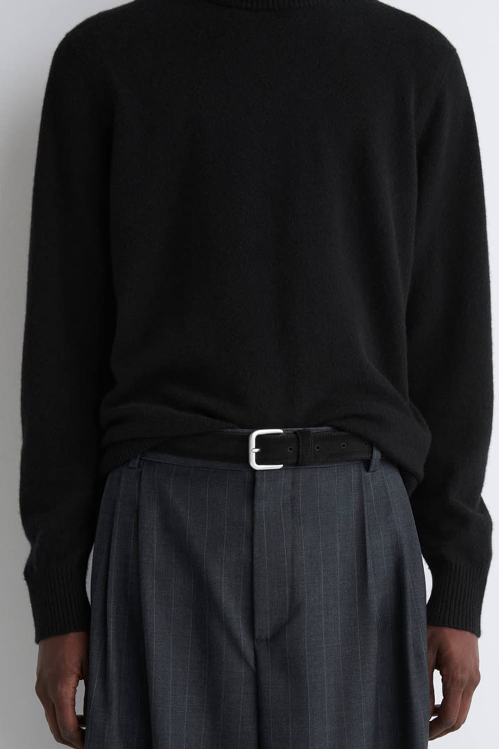 [S] 코스 스웨이드 벨트 블랙 새제품 상품이미지1