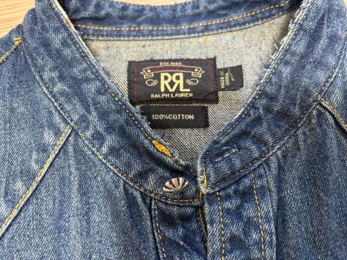 rrl 데님셔츠 L사이즈 팝니다. 상품이미지3