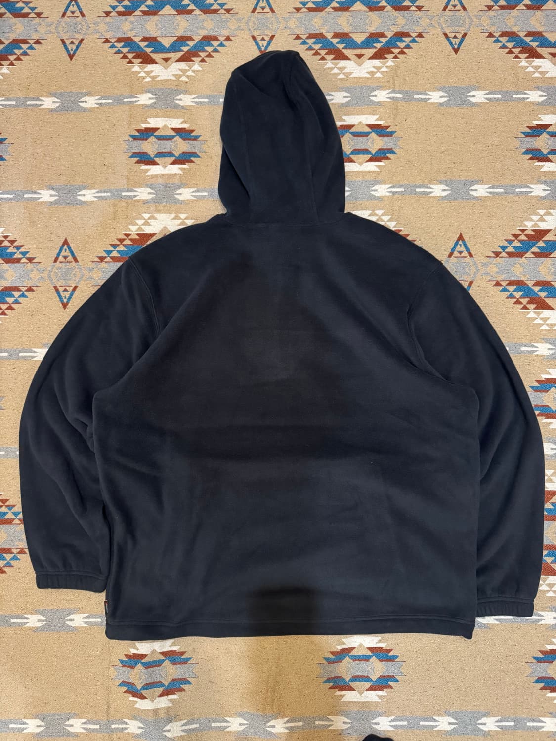 [L] 슈프림 폴라텍 페이스마스크 하프 집 후드 블랙 24FW 상품이미지7