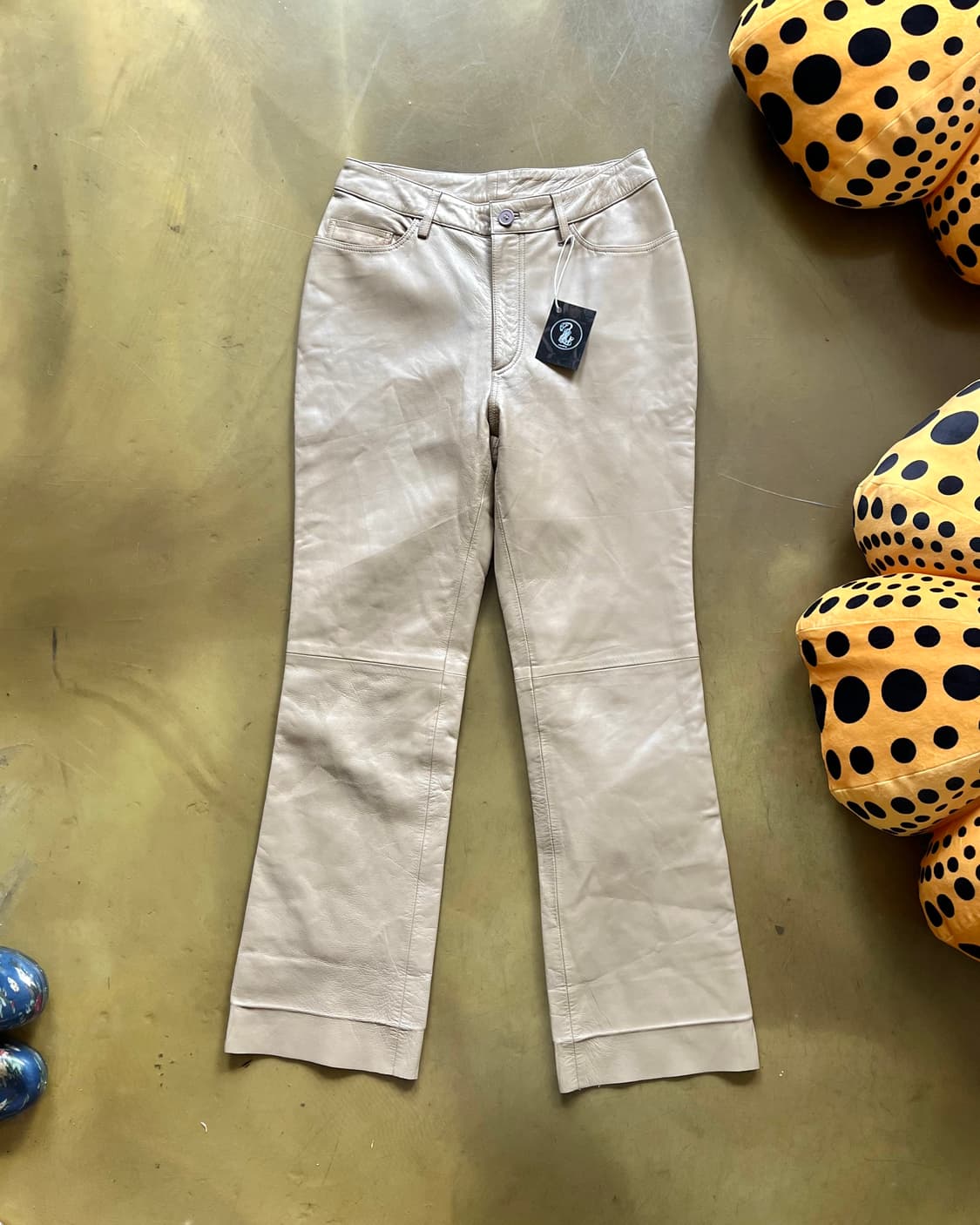 LUFRAN Real Lamb Leather Trouser Pants 상품이미지3