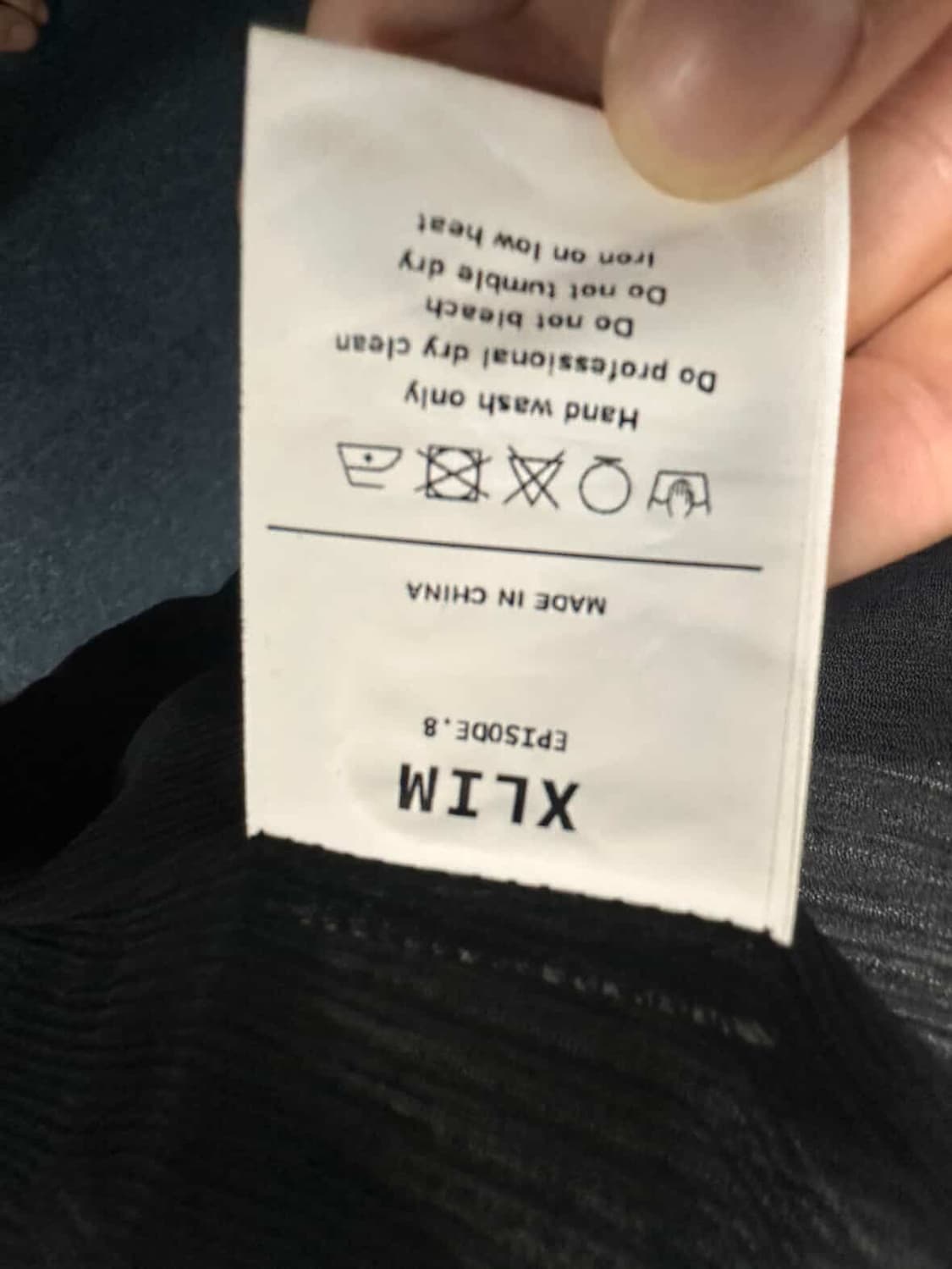 [XLIM] ep.8 jersey black (M) 상품이미지4