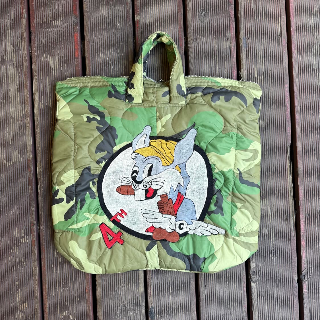 카모 버니 퀼팅 헬멧백 상품이미지1