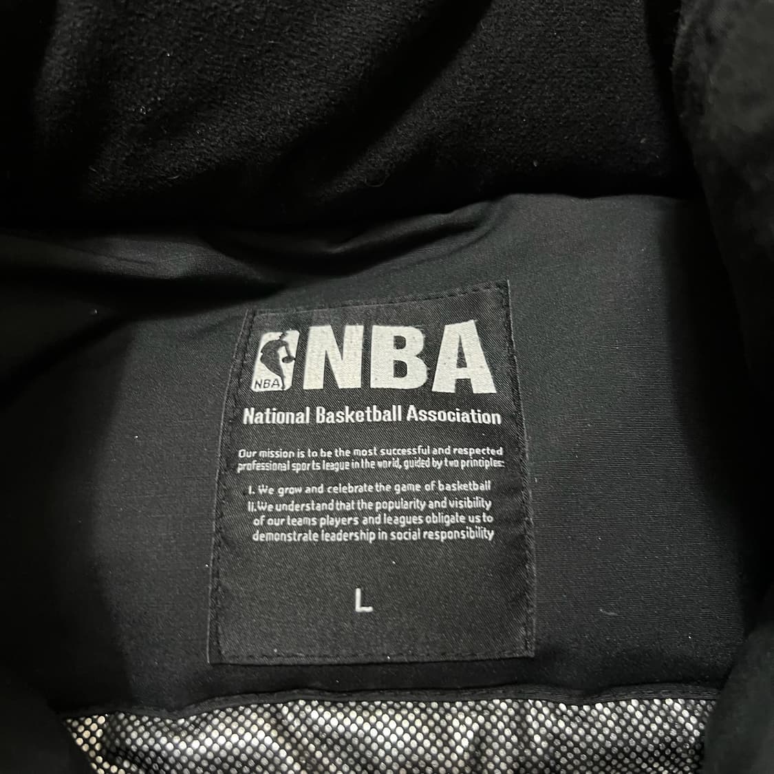 NBA 브루클린 네츠 덕다운 후드 패딩 L/100  상품이미지5
