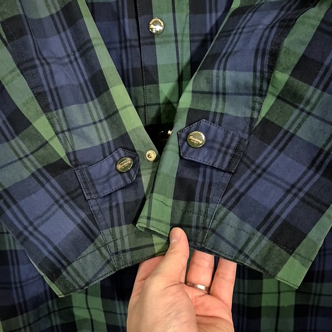 바스통 타탄체크 야상 자켓 상품이미지4