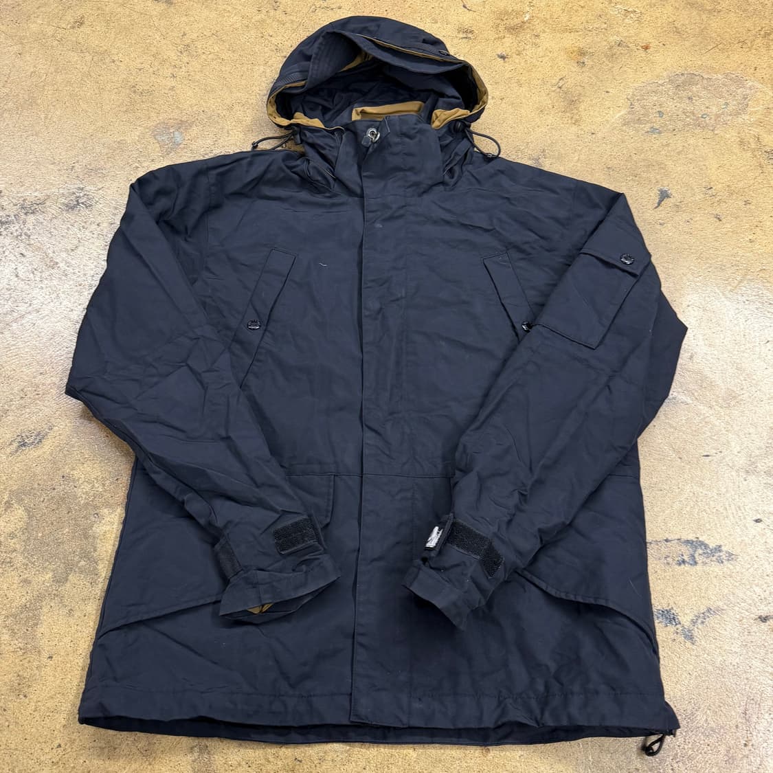 [정품/95] 노스페이스 네이비 후드 야상 점퍼 b15 상품이미지2