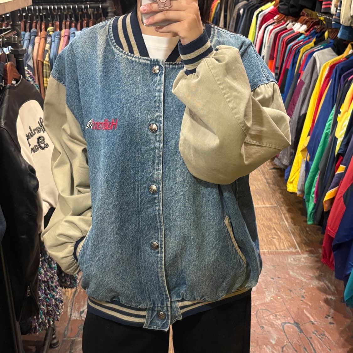[HI] VTG 베이스볼 데님 자켓 상품이미지3