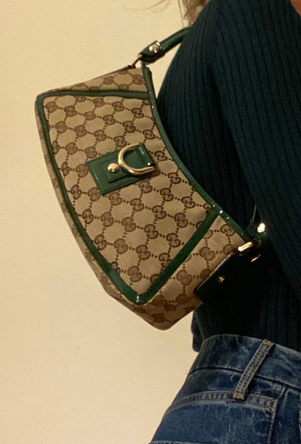 Gucci D-ring mini bag green 상품이미지3