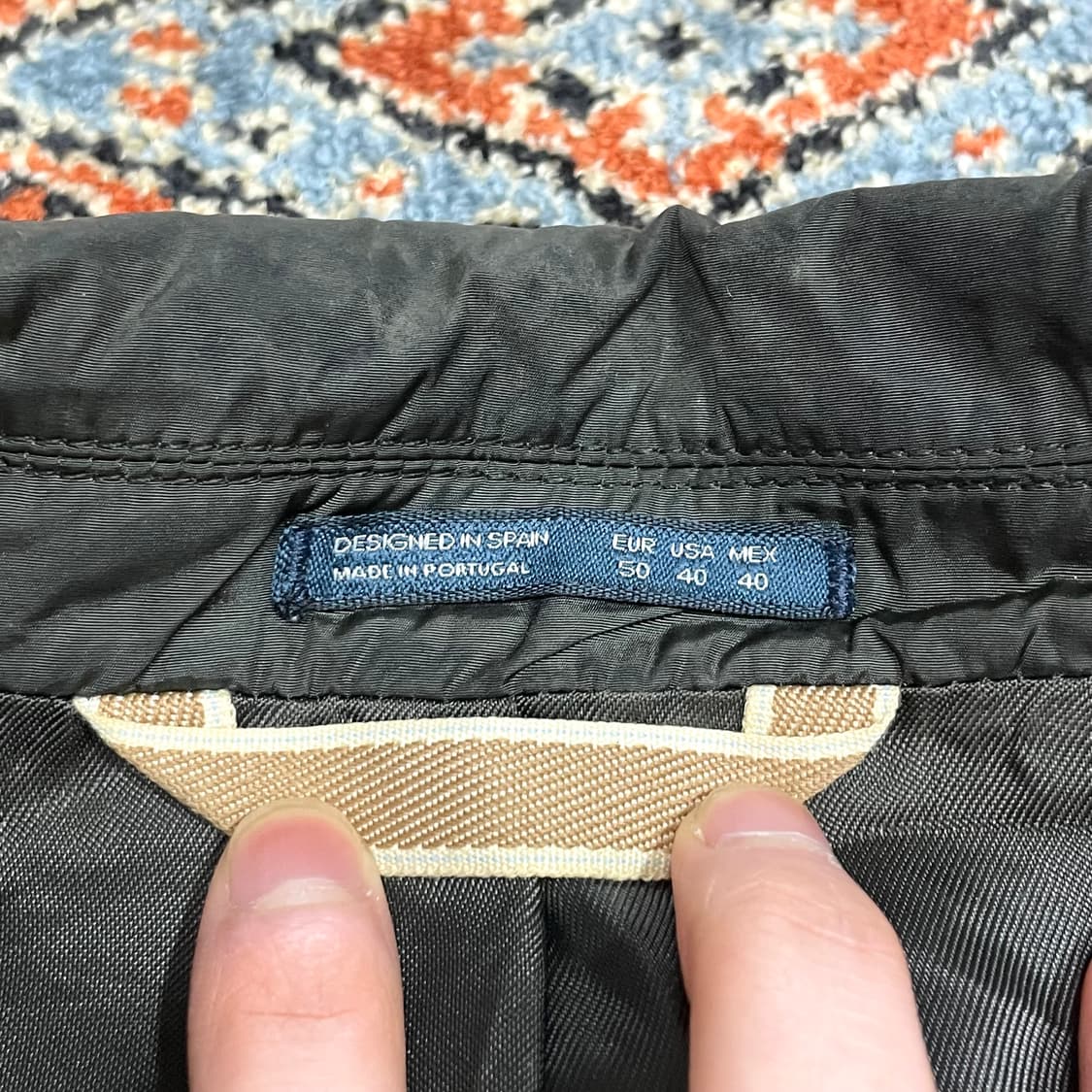 마시모두띠 카키 바람막이 자켓 남성 US40 상품이미지4