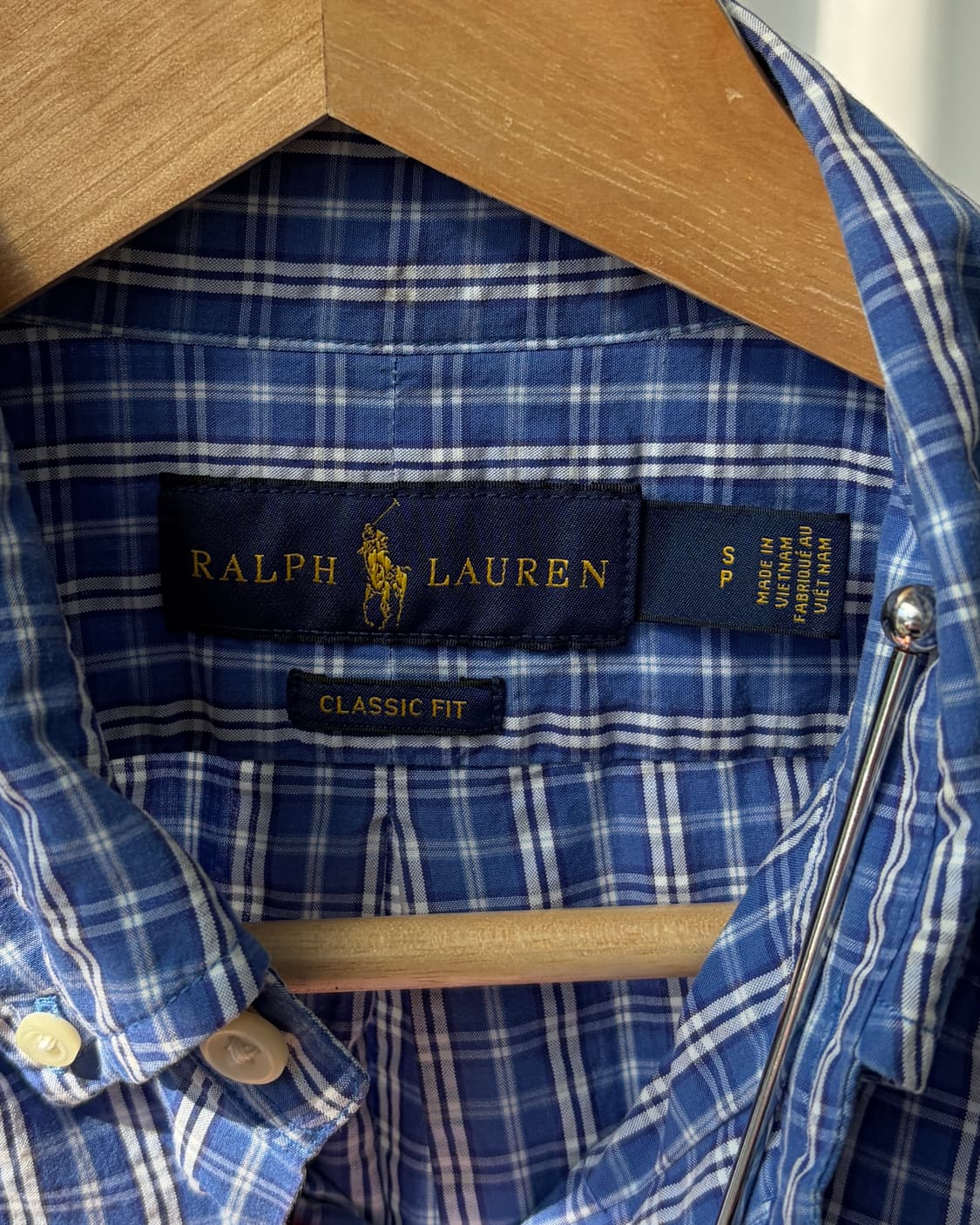 [S]폴로 랄프로렌 시어서커 클래식핏 반팔 셔츠 상품이미지8