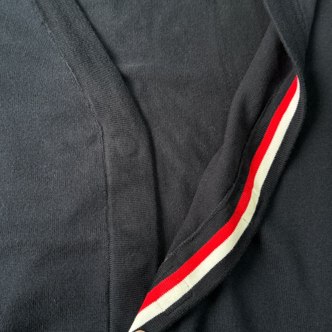 타미힐피거 삼선 자석 네이비 가디건 XL 상품이미지4