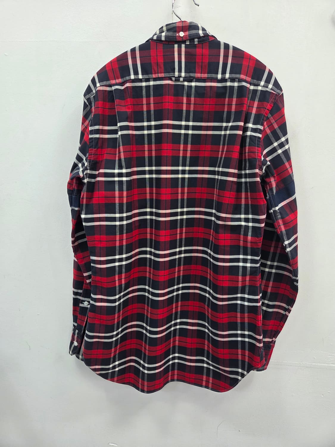 2사이즈 톰브라운 레드 체크 셔츠 암밴드 남성용 상품이미지7