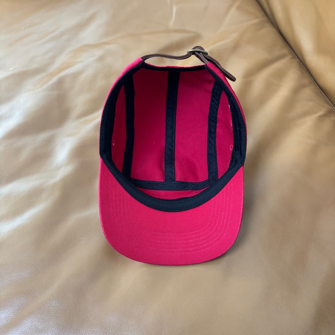 Supreme 슈프림 25ss 워시드 레드 캠프캡 모자 (Red) 상품이미지6