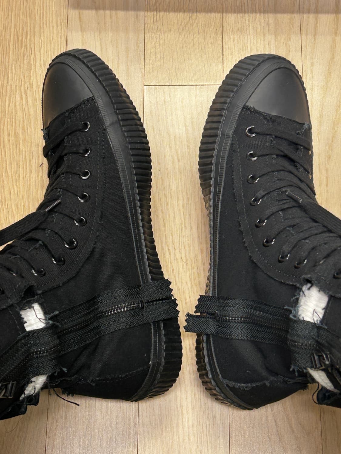 요지 야마모토 레이스업 부츠 상품이미지4