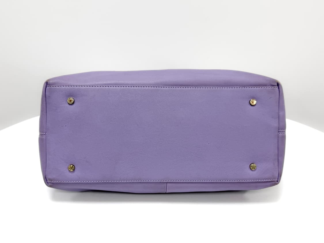 아이그너 라일락 카프스킨 보우 토트 & 숄더백 상품이미지5