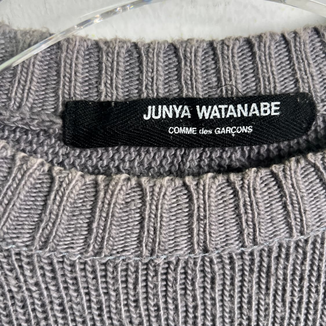 준야 와타나베 꼼데가르송 그레이 니트 스웨터 상품이미지3