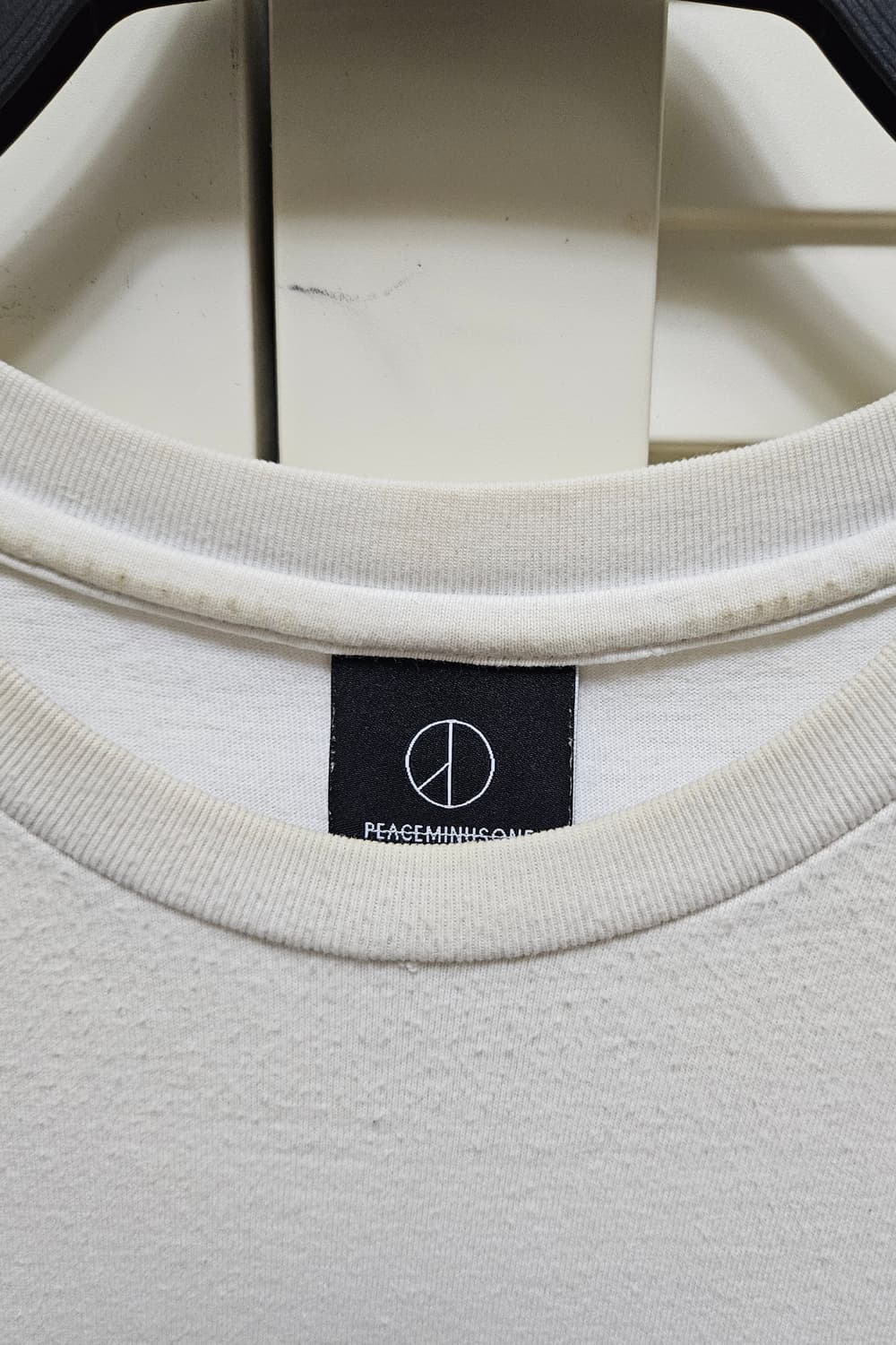 피스마이너스원 코튼 티셔츠 #1 화이트 상품이미지4